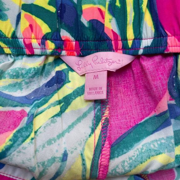 Lilly Pulitzer Cocoa Shorts Magenta Hottie Fringe 3" Inseam Size Medium - Picture 7 of 9